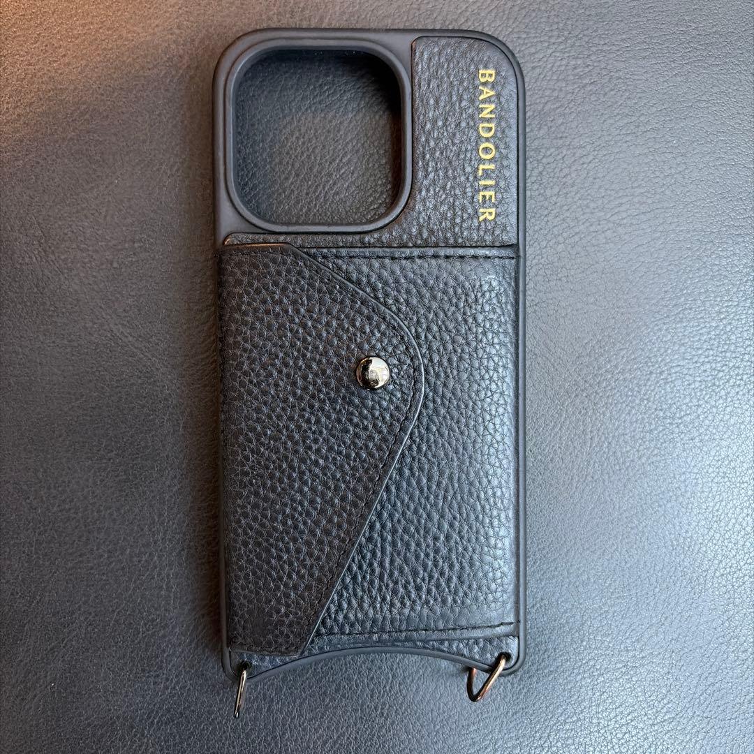 BANDOLIER ブラック iPhoneケース　15pro バンドリヤー