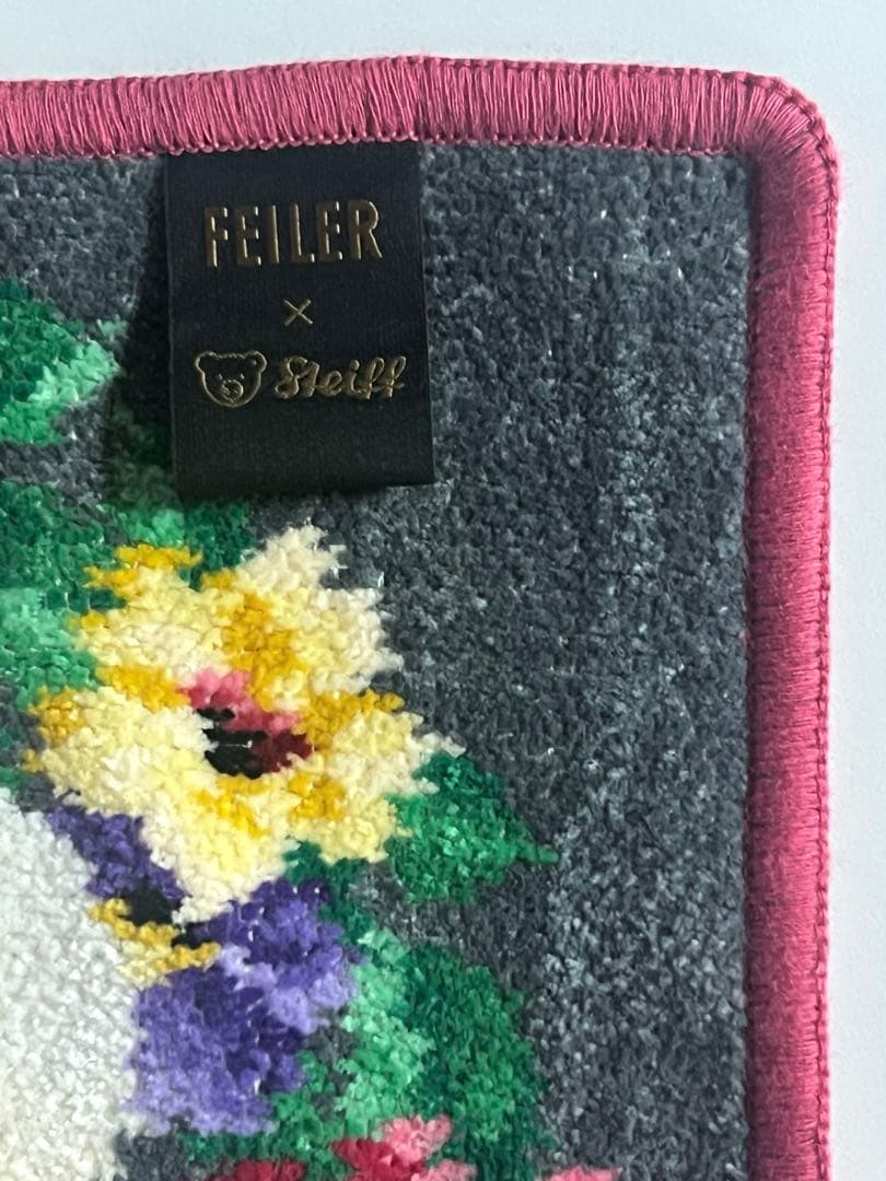 FEILER シュタイフ テディベア アンド フェイラー コラボハンカチ