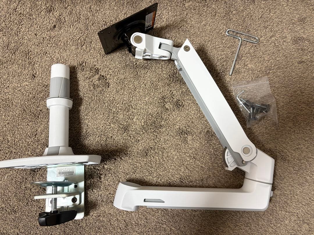 ERGOTRON LX モニターアーム デスクマウント ホワイト