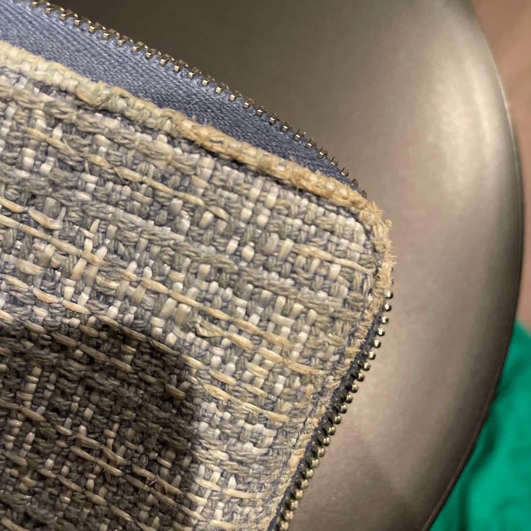 シャネル　CHANEL 長財布　ツイード