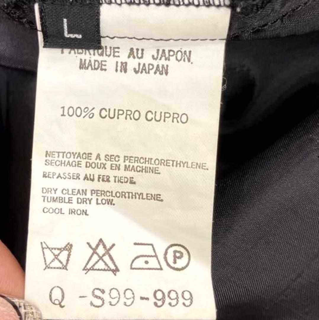 ヨウジヤマモト　ブラックハイネックロングワンピース　裏地スカート付　美シルエット