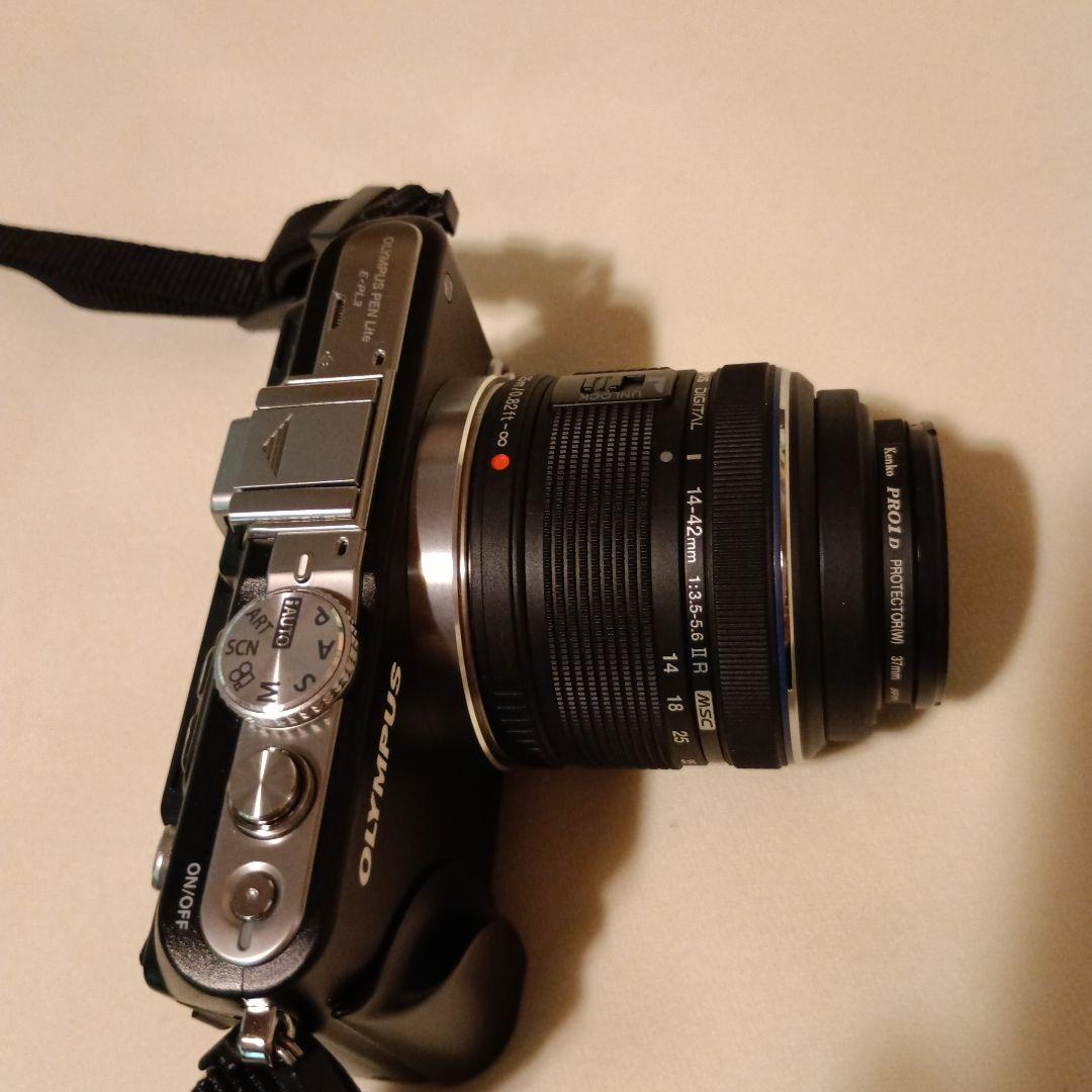 美品 Olympus ミラーレス一眼14-42mm バッグ・予備バッテリー付