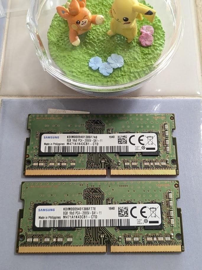 Samsung 8GB DDR4 2666MHz SO-DIMM 2枚 16GB