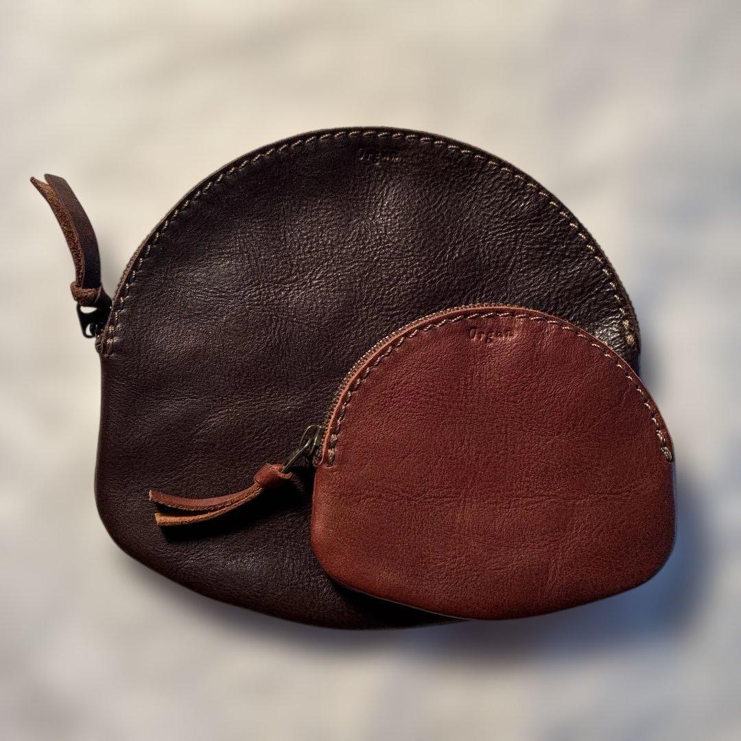 ヘルツ herz オルガン　ラウンドファスナーポーチ　GS-11 2個組