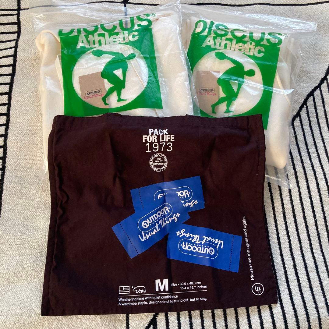 OUTDOOR PRODUCTS×二宮こずえ コラボ DISCUSスウェット