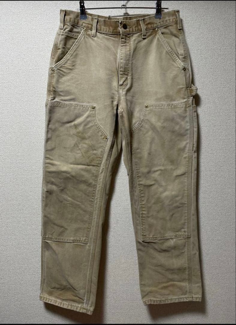メキシコ製 Carhartt カーハート ダブルニー ダック生地 ワークパンツ