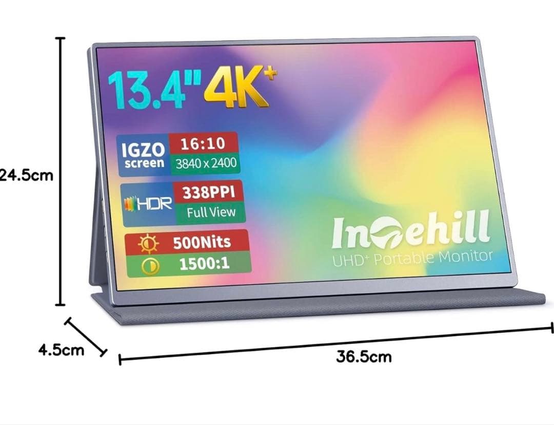 最終値引き‼️モバイルモニター 4k 13.4 インチ IGZOスクリーン