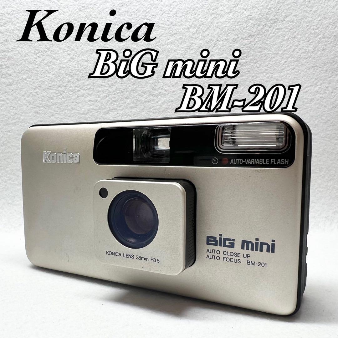 【完動品 美品】Konica Big mini BM-201 フィルムカメラ