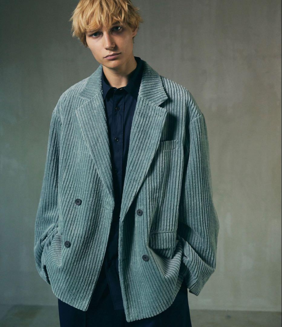 メゾンスペシャル TAKEMI コーデュロイ ダブルテーラードジャケット