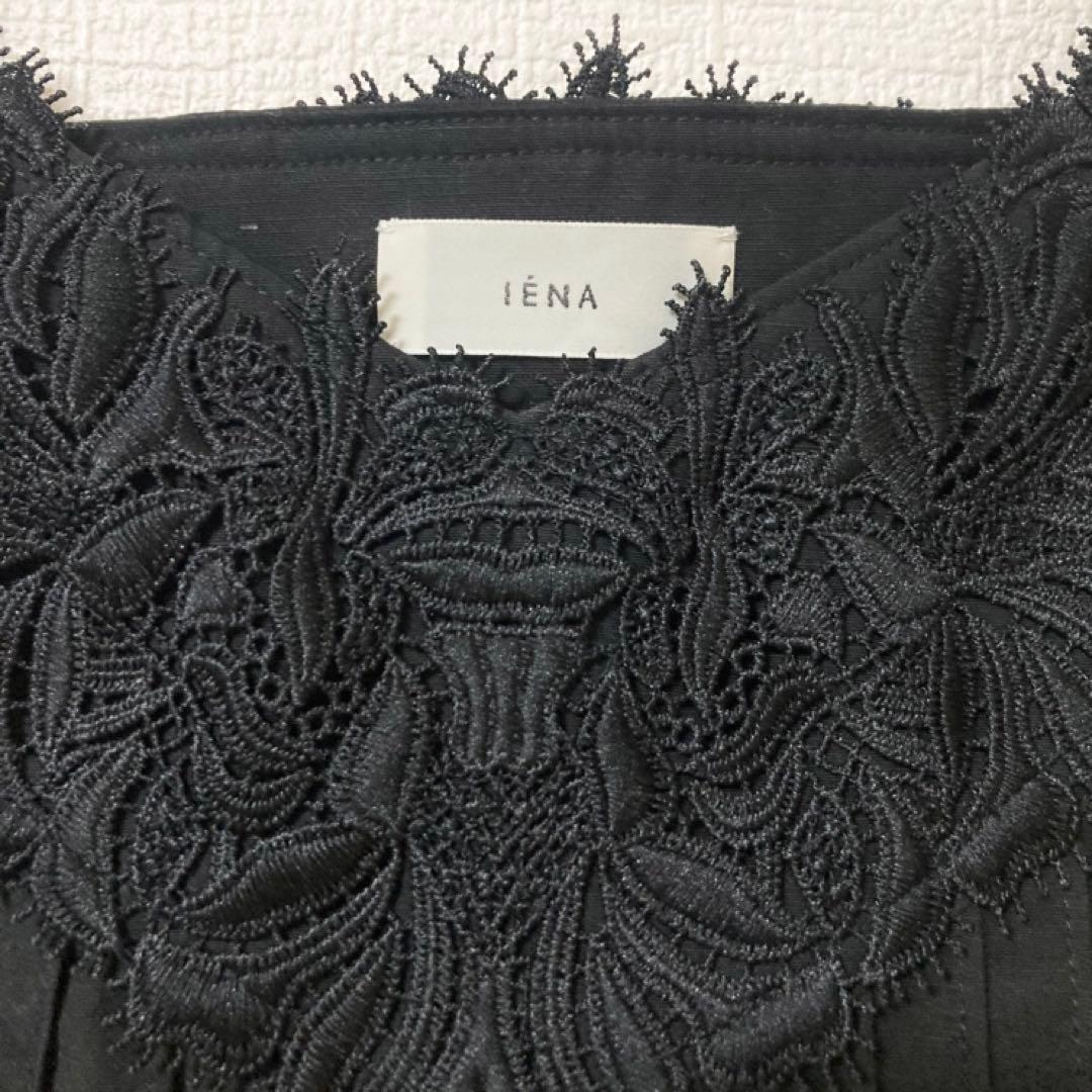IENA/イエナ レースキャミソールワンピース ブラック 38