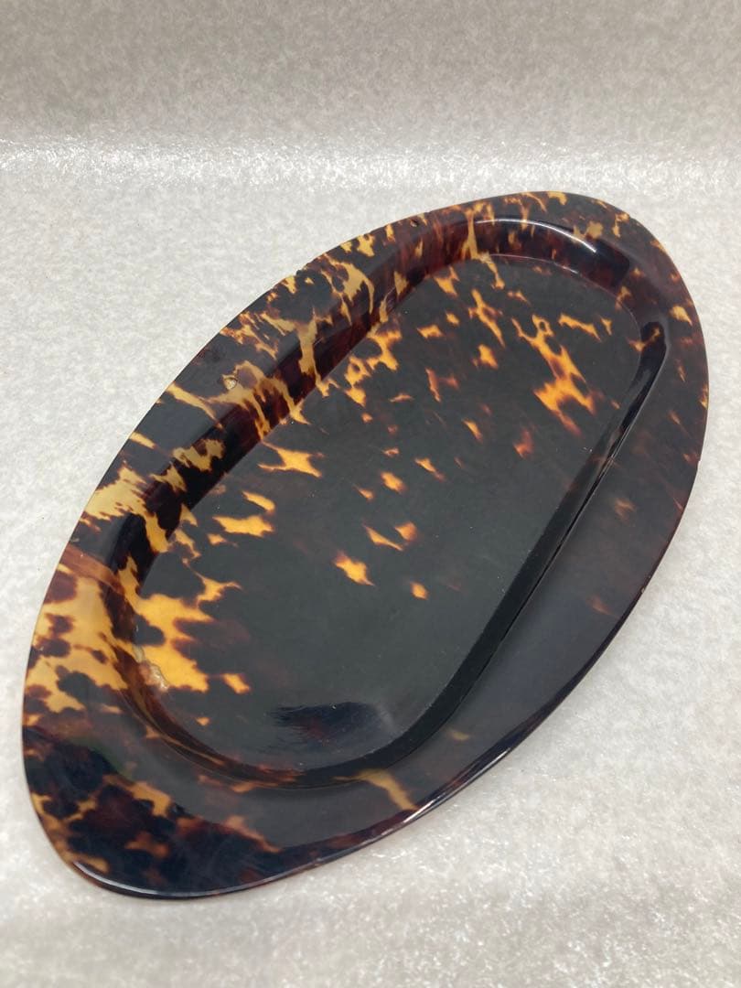 D0104）希少 中国古美術 文房具 水盤 鼈甲水盤 本鼈甲 天然べっ甲