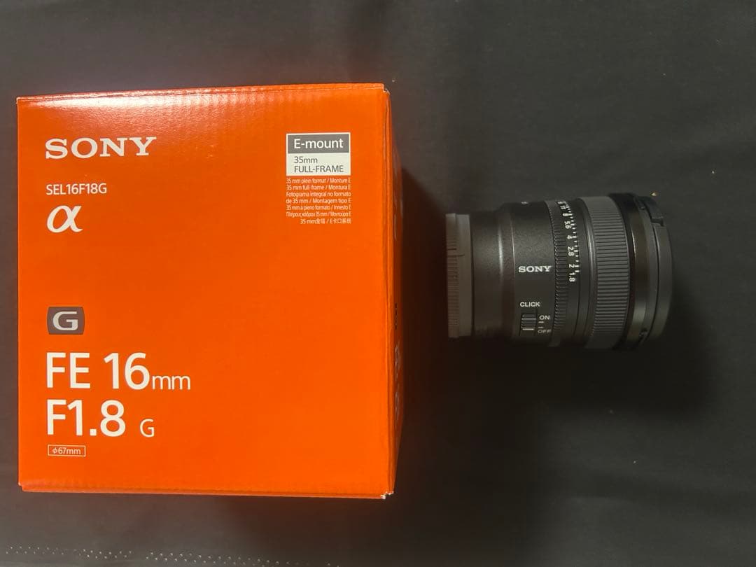 SONY FE 16mm F1.8 G レンズ 【3年保証ほぼ残り】