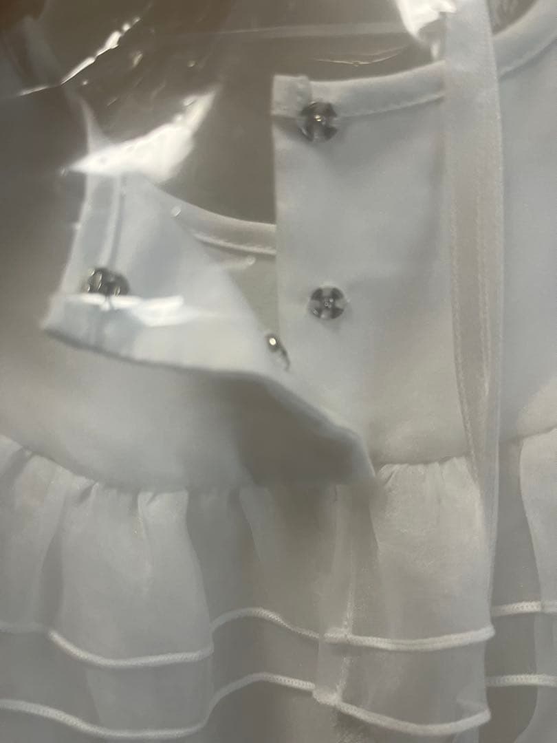 美品　familiar ベビードレス すずらん　ファミリア