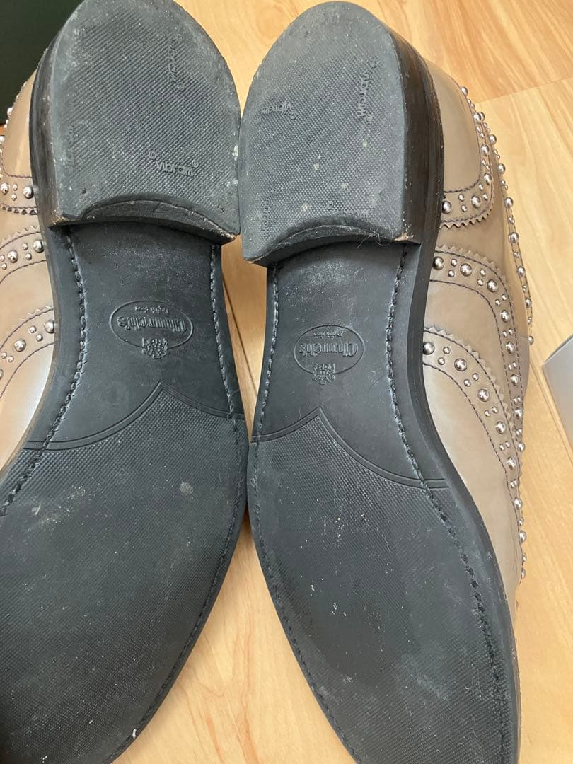 Church’s チャーチ Burwood グレーシューズ　スタッズ37.5