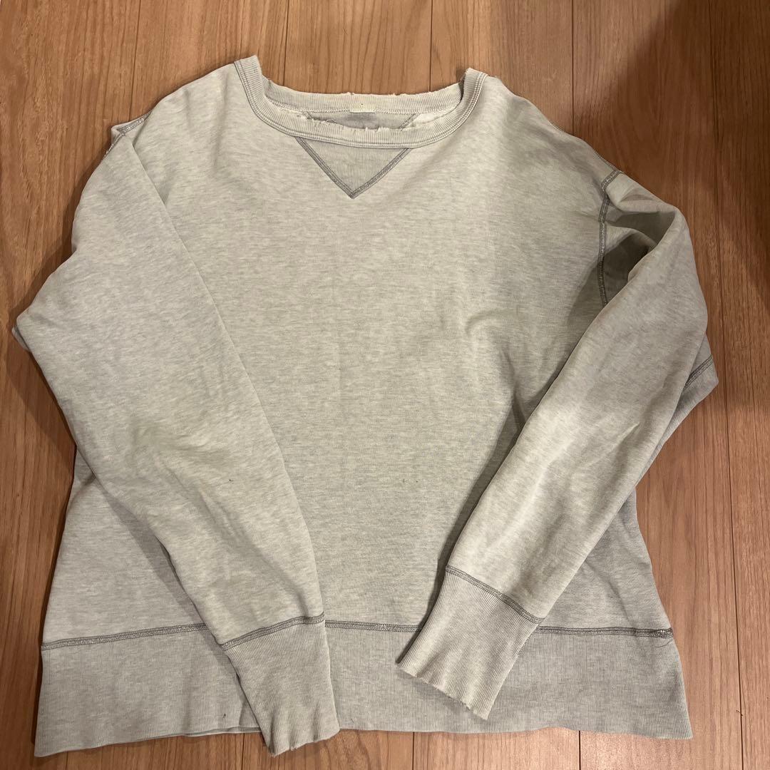 50's 60's ビンテージ　スウェット　ガゼット　グレー