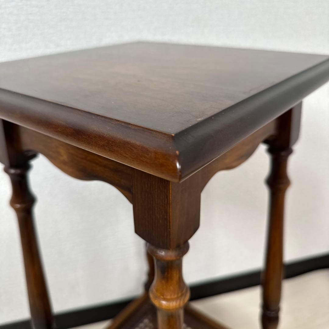 カリモク コロニアル サイドテーブル 電話台 TEL台 FAX台 ※i4※