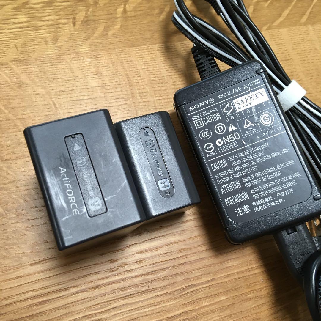 SONY ハンディカム HDR-XR500 大容量バッテリーやワイコンレンズ付き