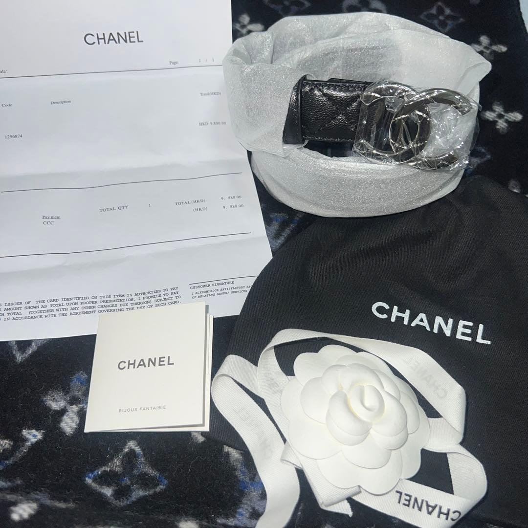 シャネル 黒 ベルト