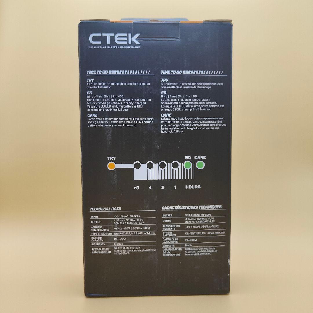 CTEK 充電器 CT5 TIME TO GOバッテリーチャージャー シーテック