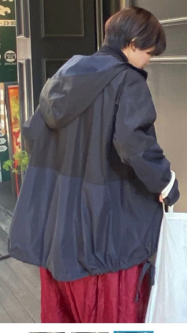 ジャーナルスタンダードラックス　Pツイルフードブルゾン