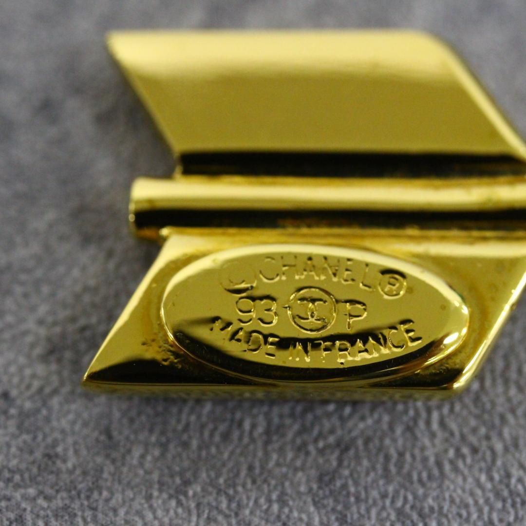 ◇CHANEL シャネル ココマーク アローブローチ ゴールド