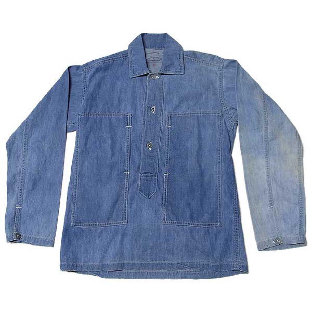 【WCC M-35 デニム プルオーバー カバーオール 】US ARMY