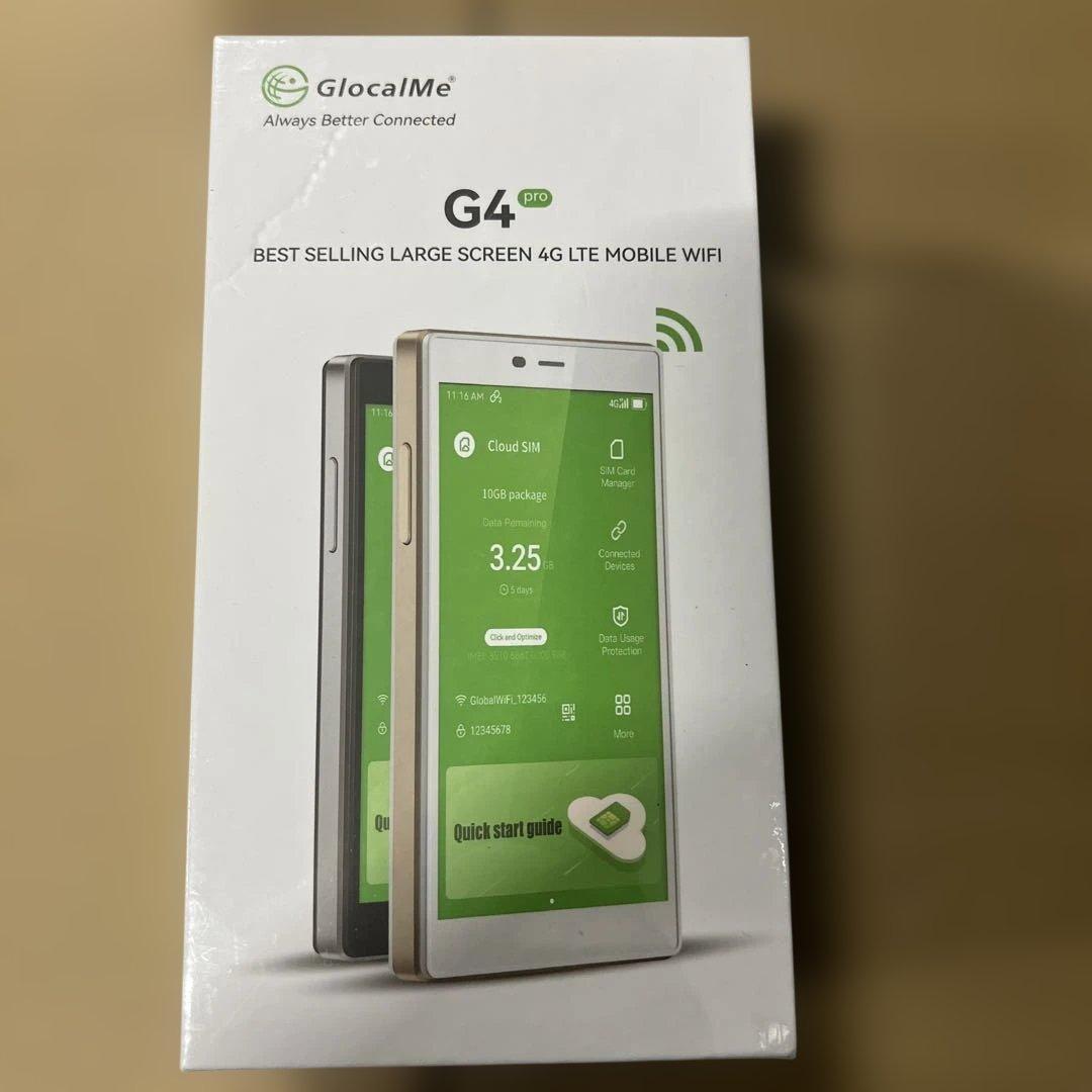 GlocalMe G4 Pro 4G対応 ポケットWiFi