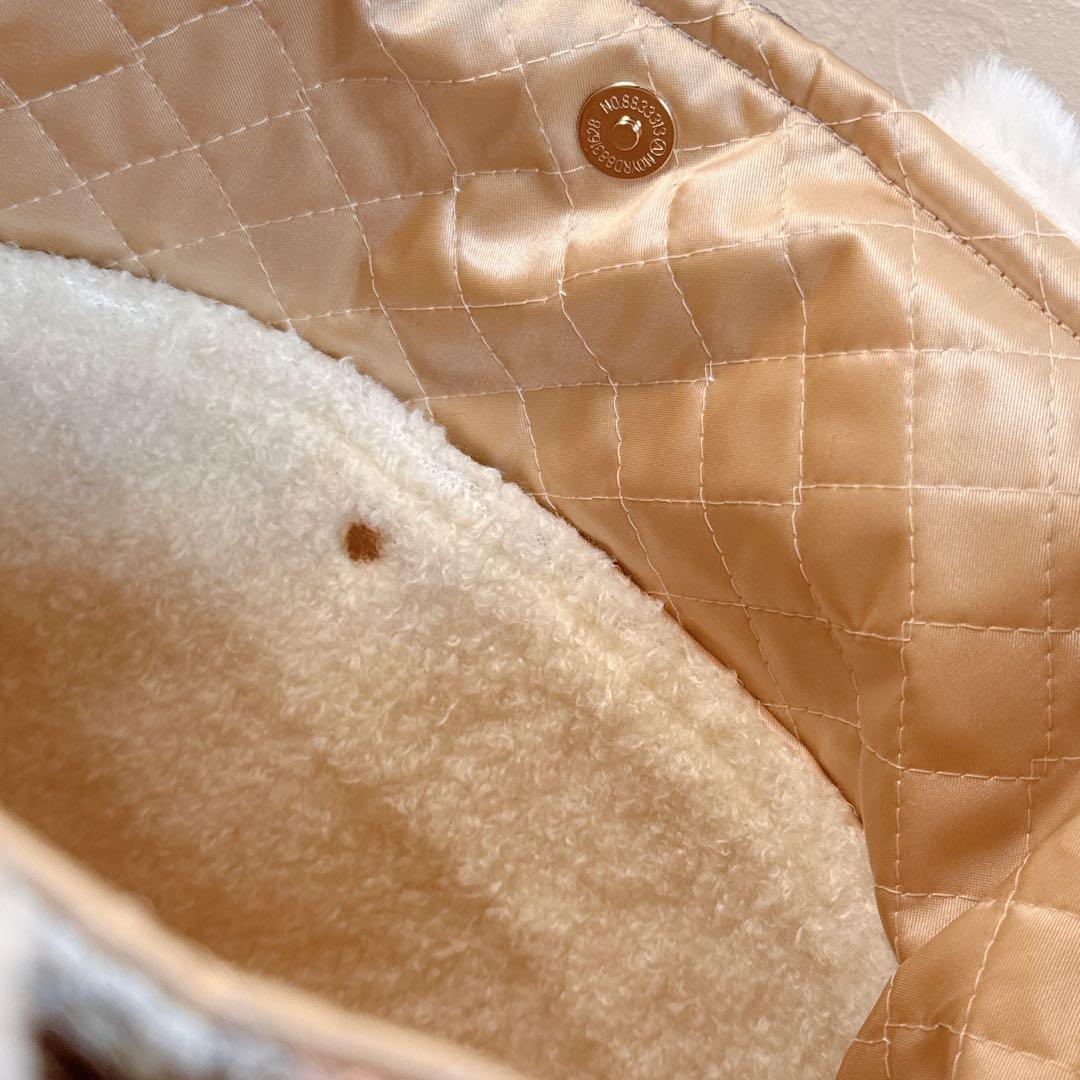 あ*き様 コヤンイサムチョン♡新柄インド刺繍のうさミルクちゃんのラウンドトートバ