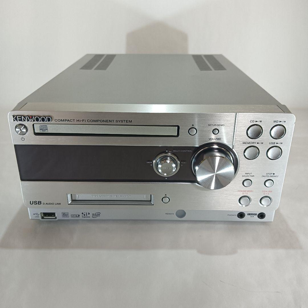 ★動作保証付き★ KENWOOD CD MD USB SDコンポ UD-A77