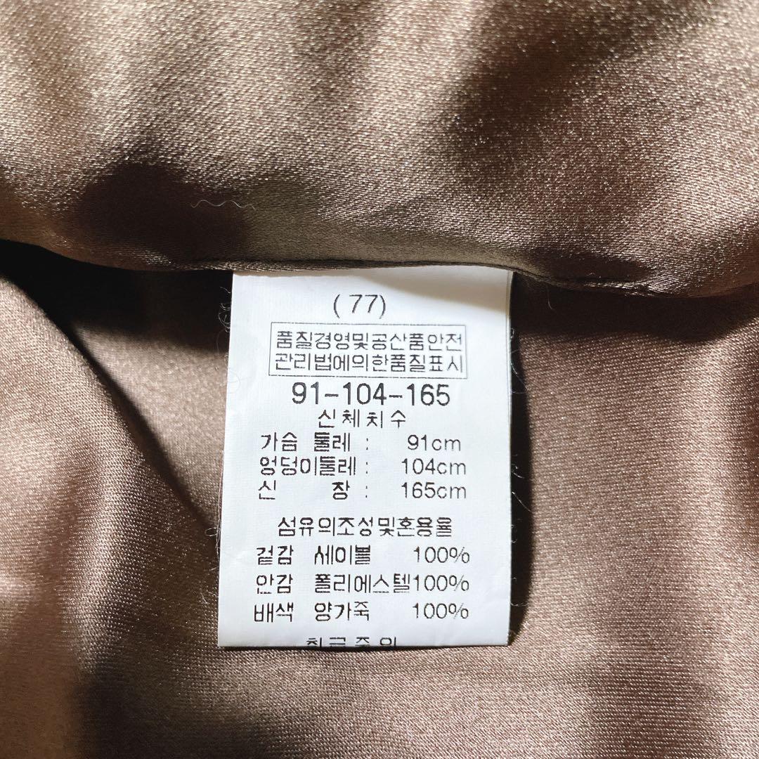 最高級⭐️ピエールカルダン　ラムレザージャケット　セーブル　シングルライダース