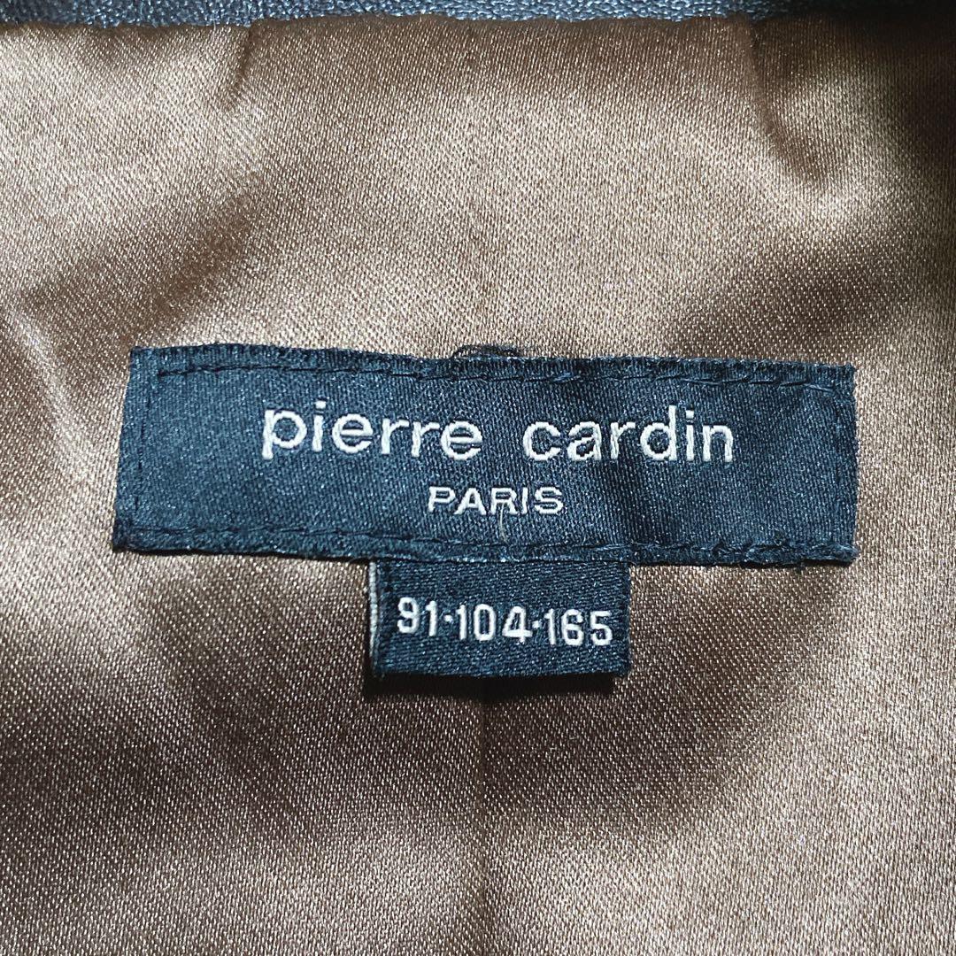 最高級⭐️ピエールカルダン　ラムレザージャケット　セーブル　シングルライダース