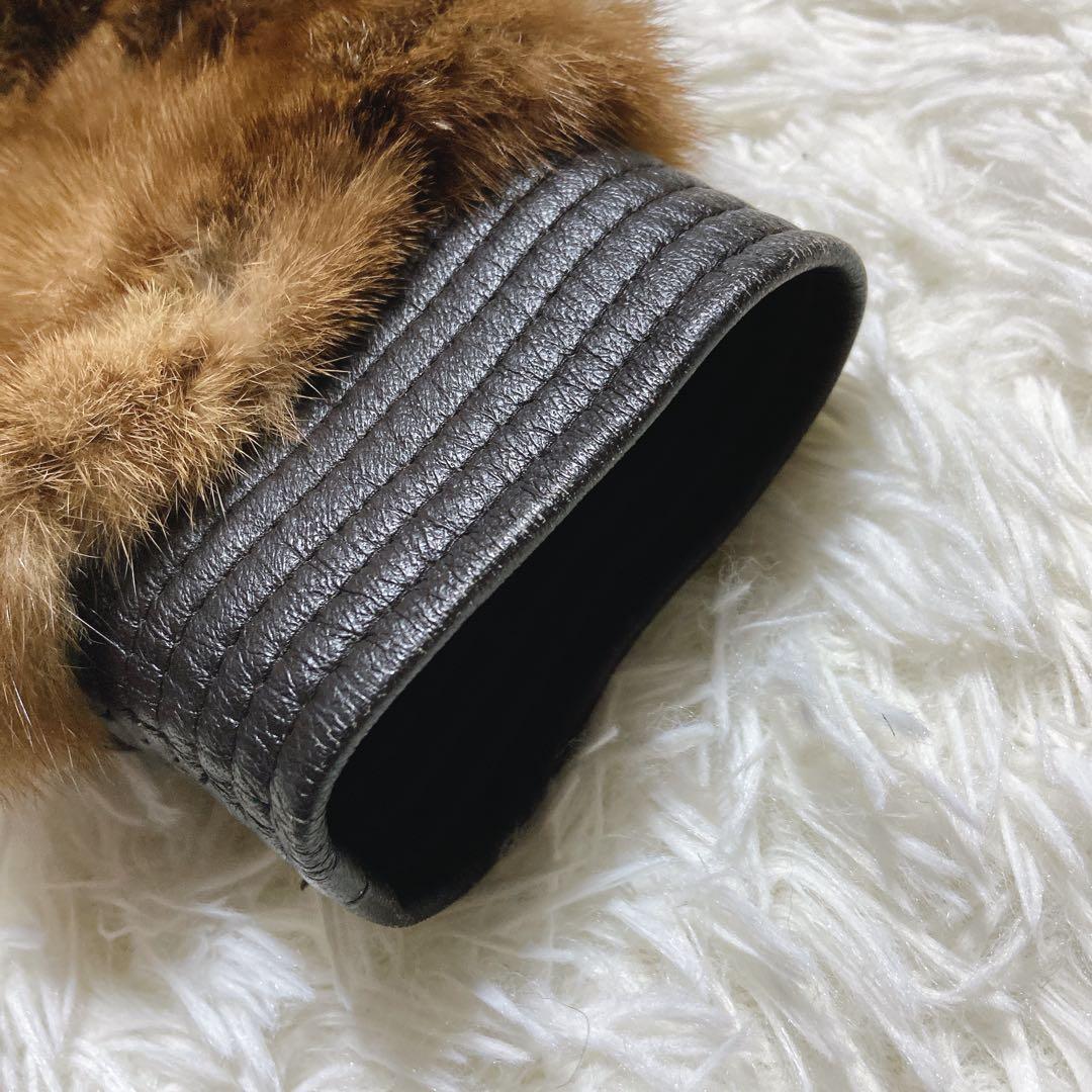 最高級⭐️ピエールカルダン　ラムレザージャケット　セーブル　シングルライダース