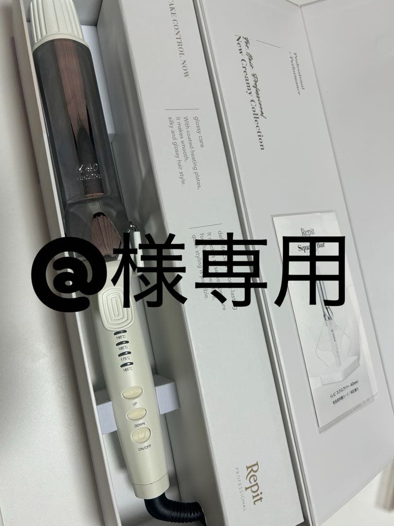 クレイツ Repiレピスクエアバー 40mmヘアーアイロン 韓国