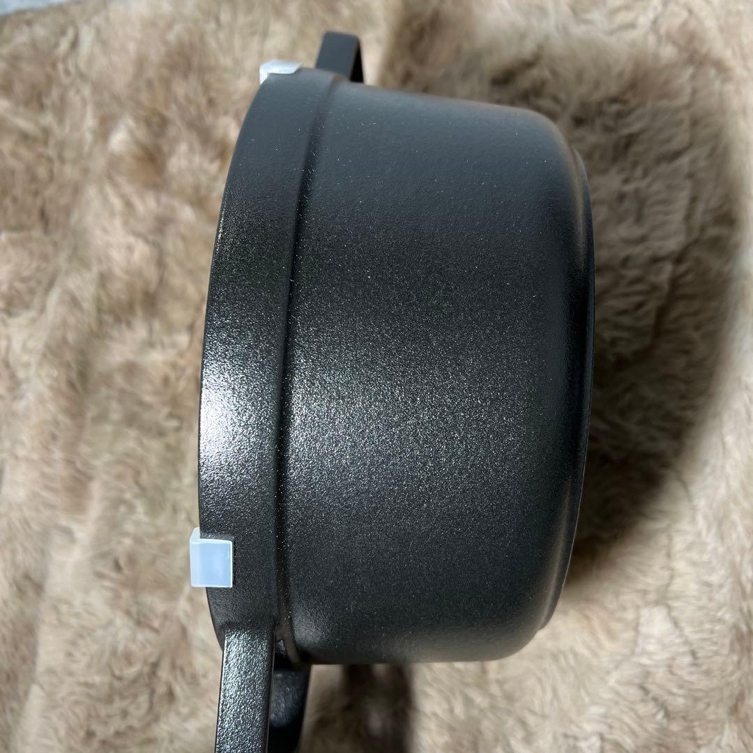 【新品】staub ストウブ 「ピコ ココット ラウンド ブラック 22cm」