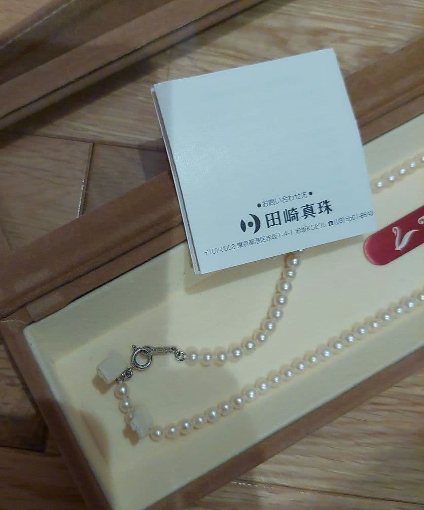 【美品】TASAKIネックレス ハート 保証書付き