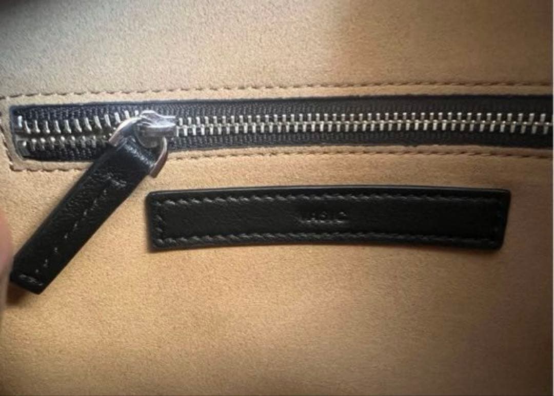 vasic amber mini mini ブラウン系ハンドバッグ美品雑誌掲載品