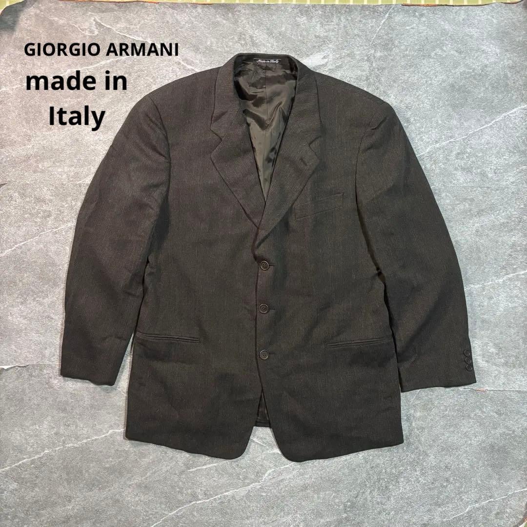 【極上】80-90s GIORGIO ARMANI テーラード イタリア製 3B