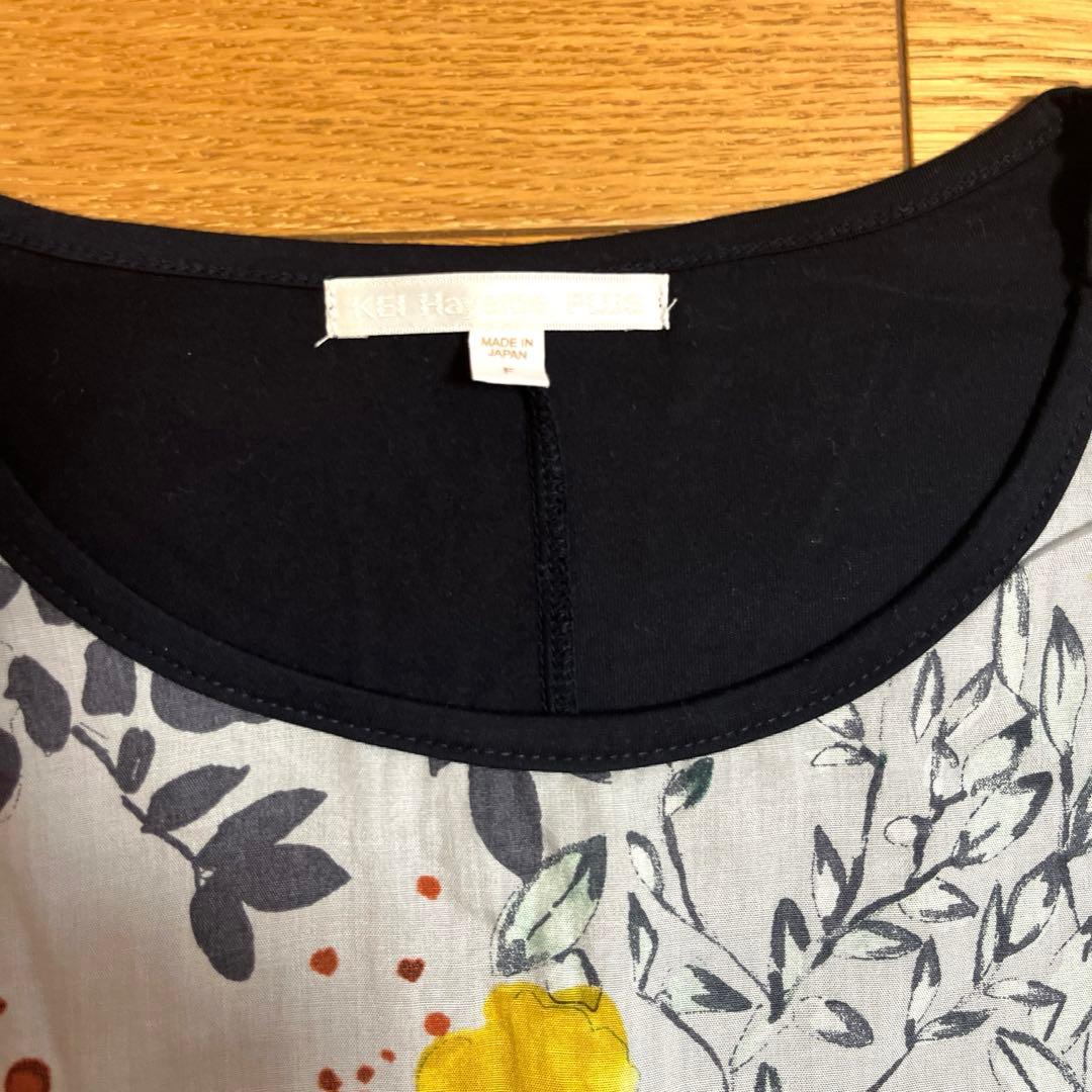 KEI Hayama PLUS ポケット付き花柄チュニック