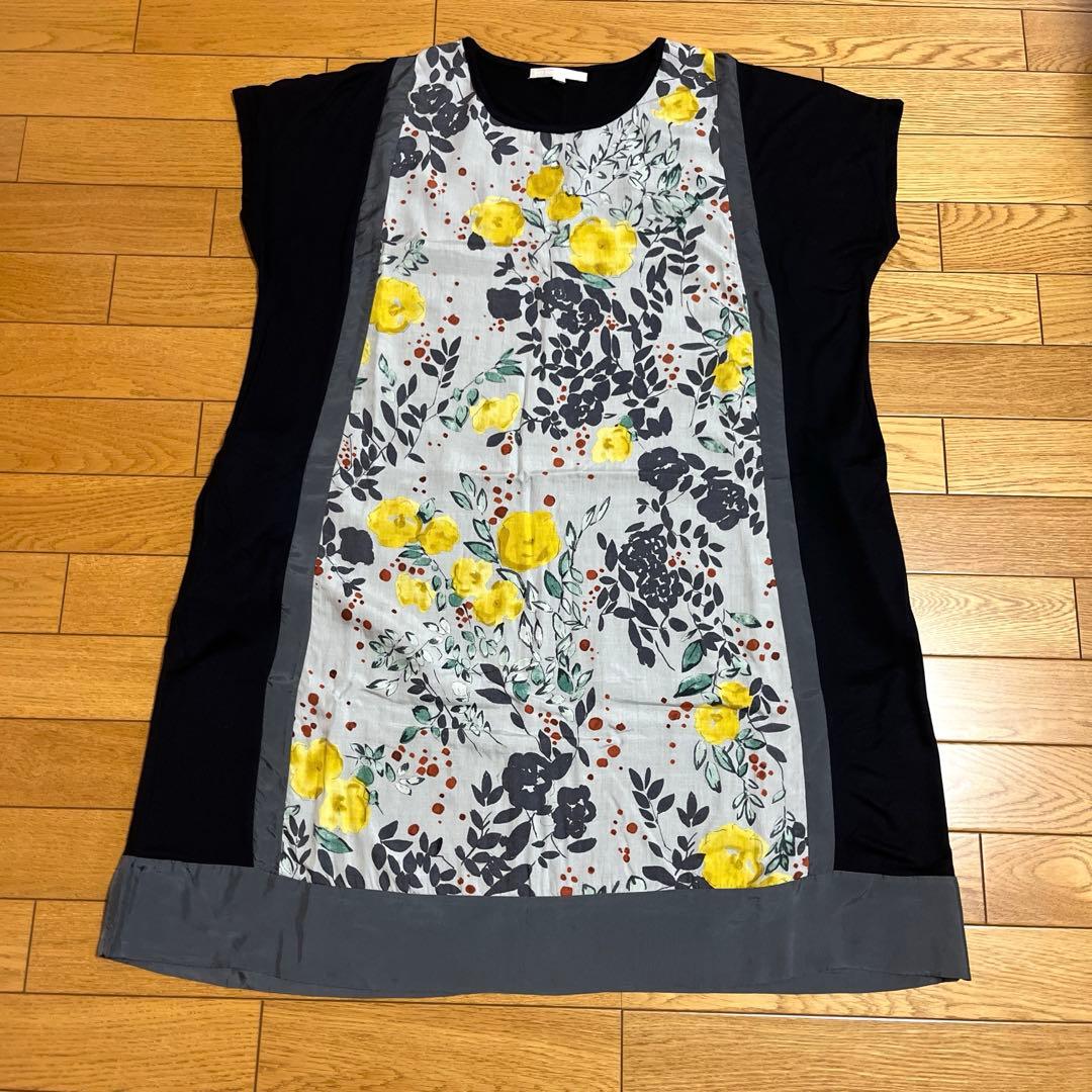 KEI Hayama PLUS ポケット付き花柄チュニック