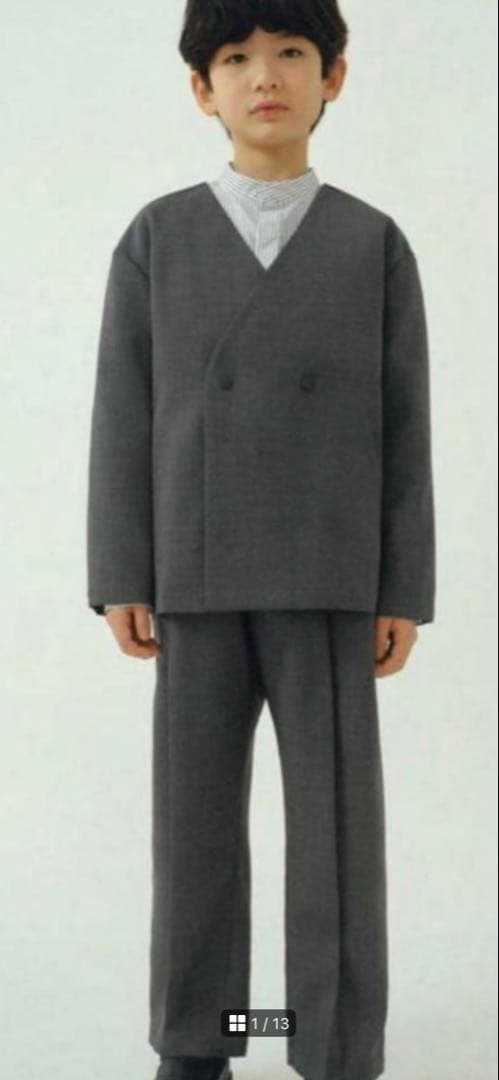 ZARA ザラキッズ　オーバーサイズ　ダブルブレストスーツ 上下セット　164