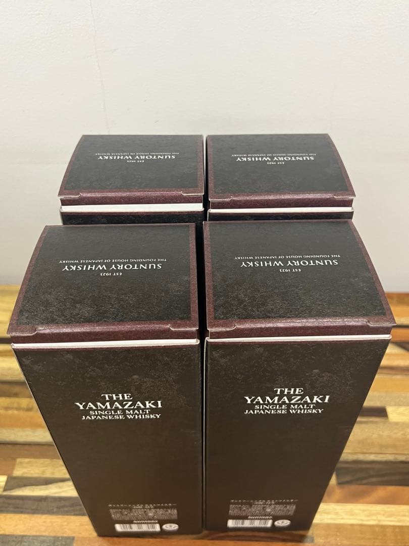 山崎 12年 正規品 化粧箱付 4本セット