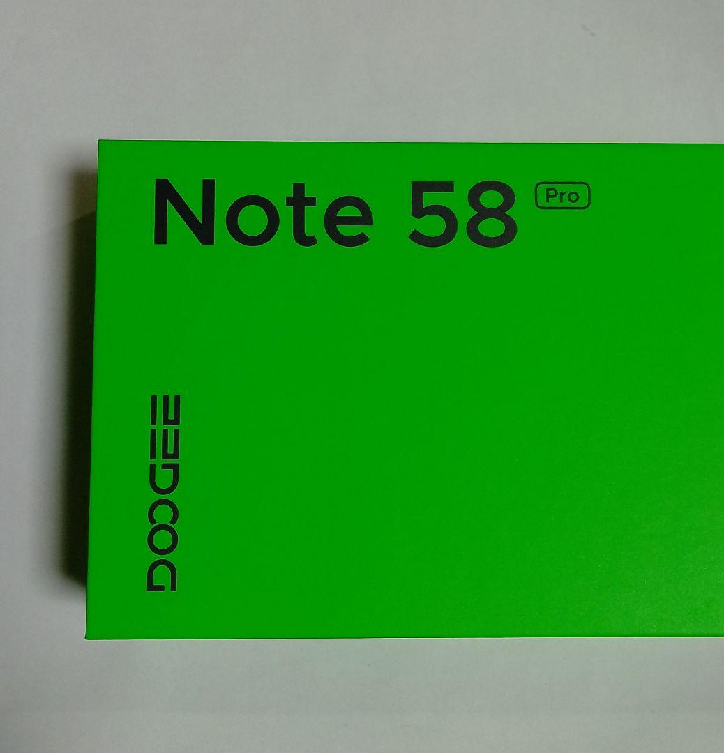 土・日 限定価格 DOOGEE Note58 Pro ブラック