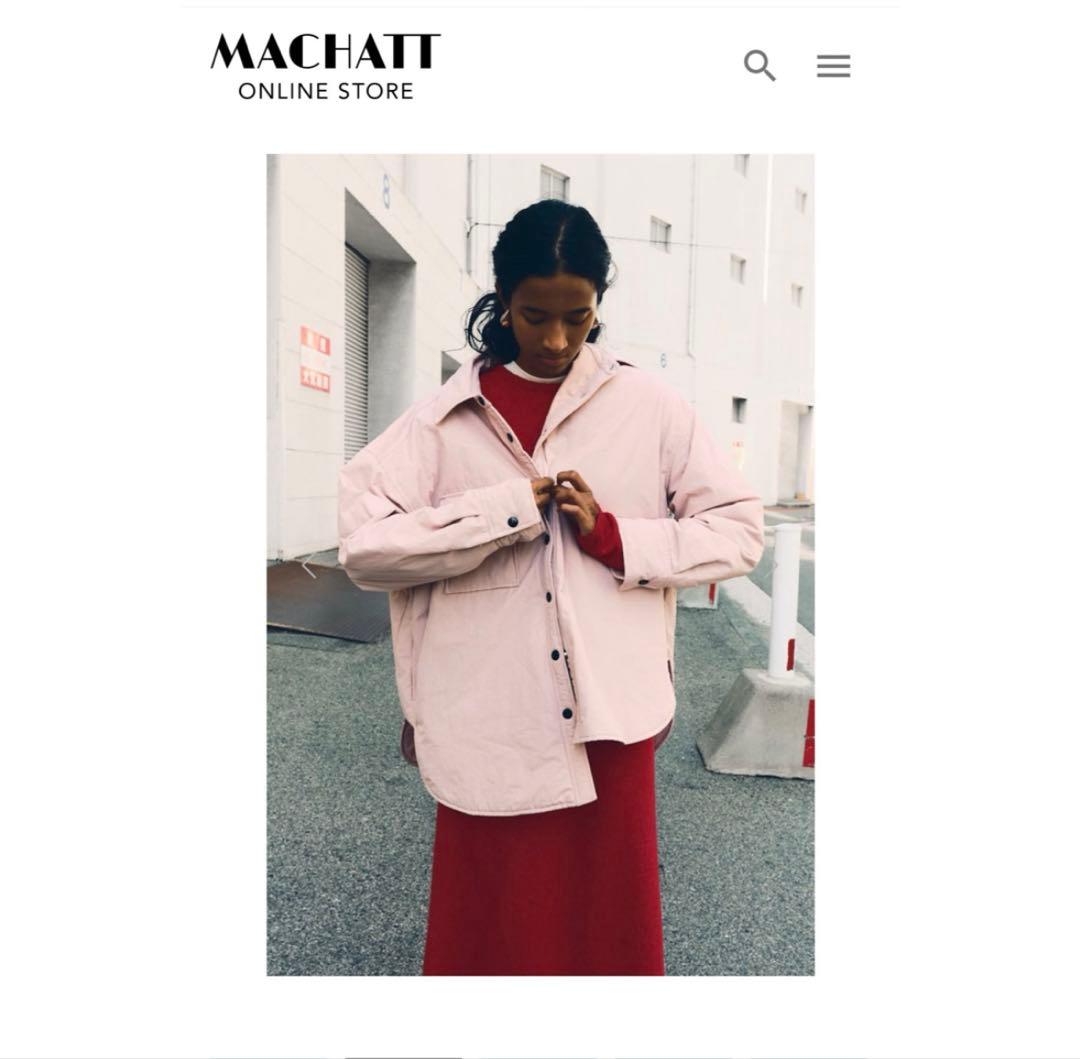 新品未使用タグ付き　macchat パファーシャツ