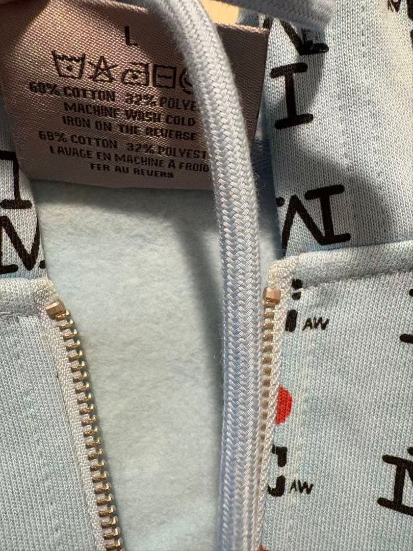 トップス Ashley williams BLUE I HEART ME L