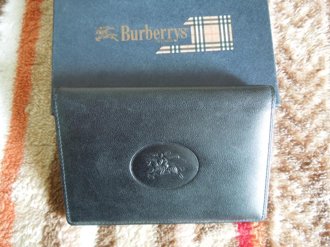 Burberrysバーバリー　本革名刺入れ　メンズ　ヴィンテージ品　未使用