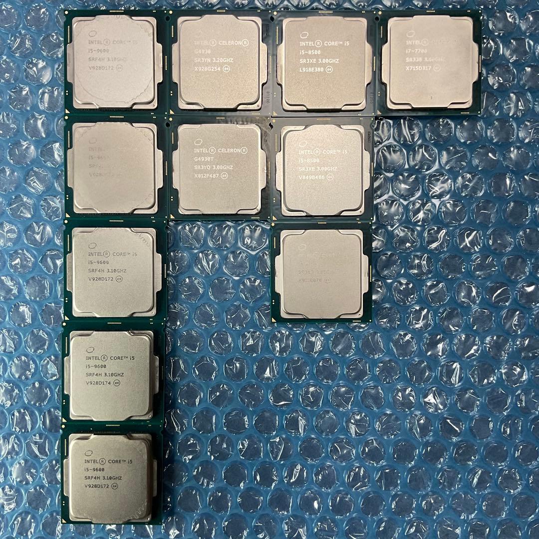 CPU i5-9600x5 i5-8500x2 i7-7700 i3-8100 etc.