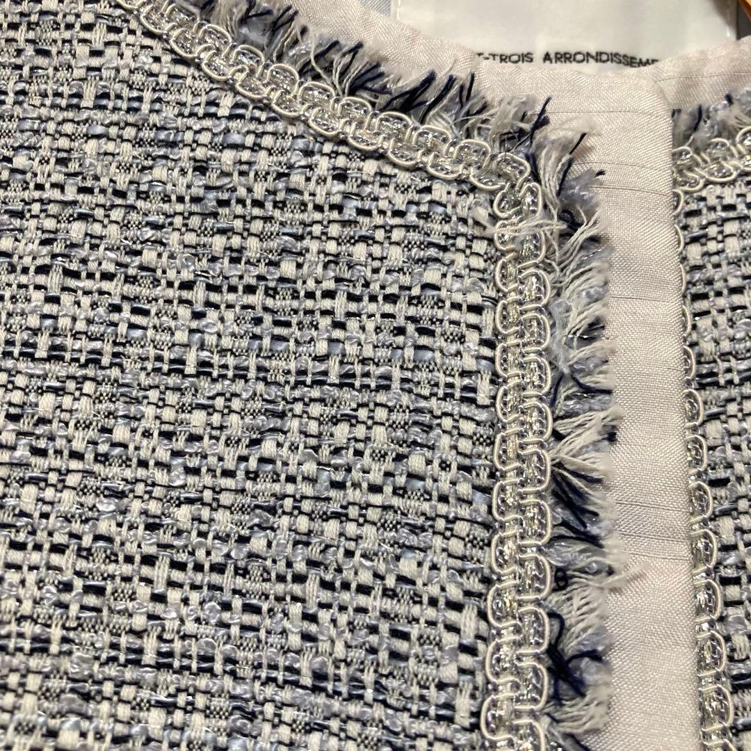 wakakusa 　23区　未使用に近い　ライトシャインツイード