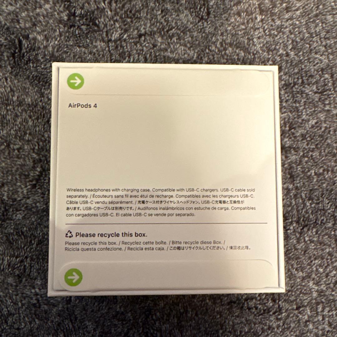ミ*オ様 【新品未開封】Apple AirPods 4 正規品 ワイヤレスイヤホ