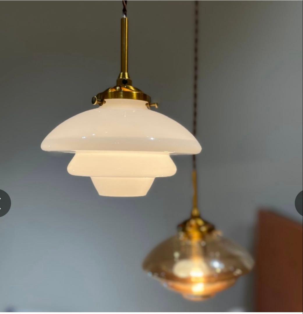 【美品】unico ダイニング　ペンダントライト　照明　単品