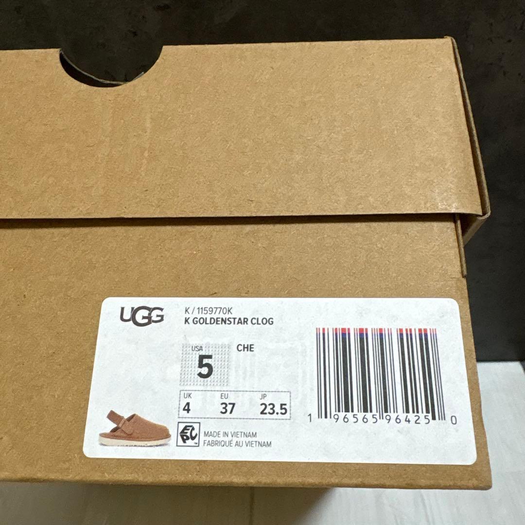 新品・未使用 UGG✨ゴールデンスター クロッグ チェストナッツ 23.5㎝